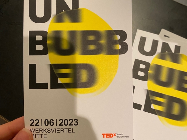 Besuch des TEDxYouth Festivals in München